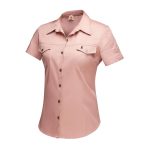 LADIES KALAHARI SHIRT S/S – BLUSH PINK