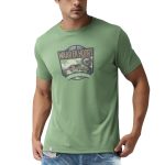 Premium Cotton T-Shirt Printed – Mint “Hoort”