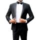 Mens Cassius 2Pce Tuxedo Suit Black