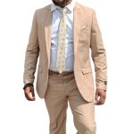 Mens 2Pc Briggs Suit BEIGE