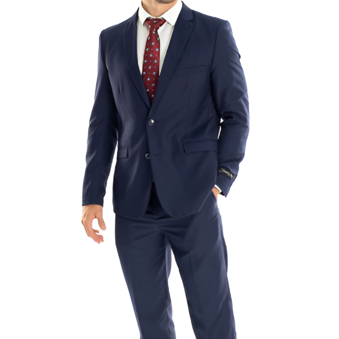 40049 Mens 2Pc Briggs Suit Navy