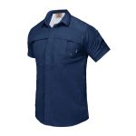 MEN’S GARIEP SHIRT S/S – NAVY