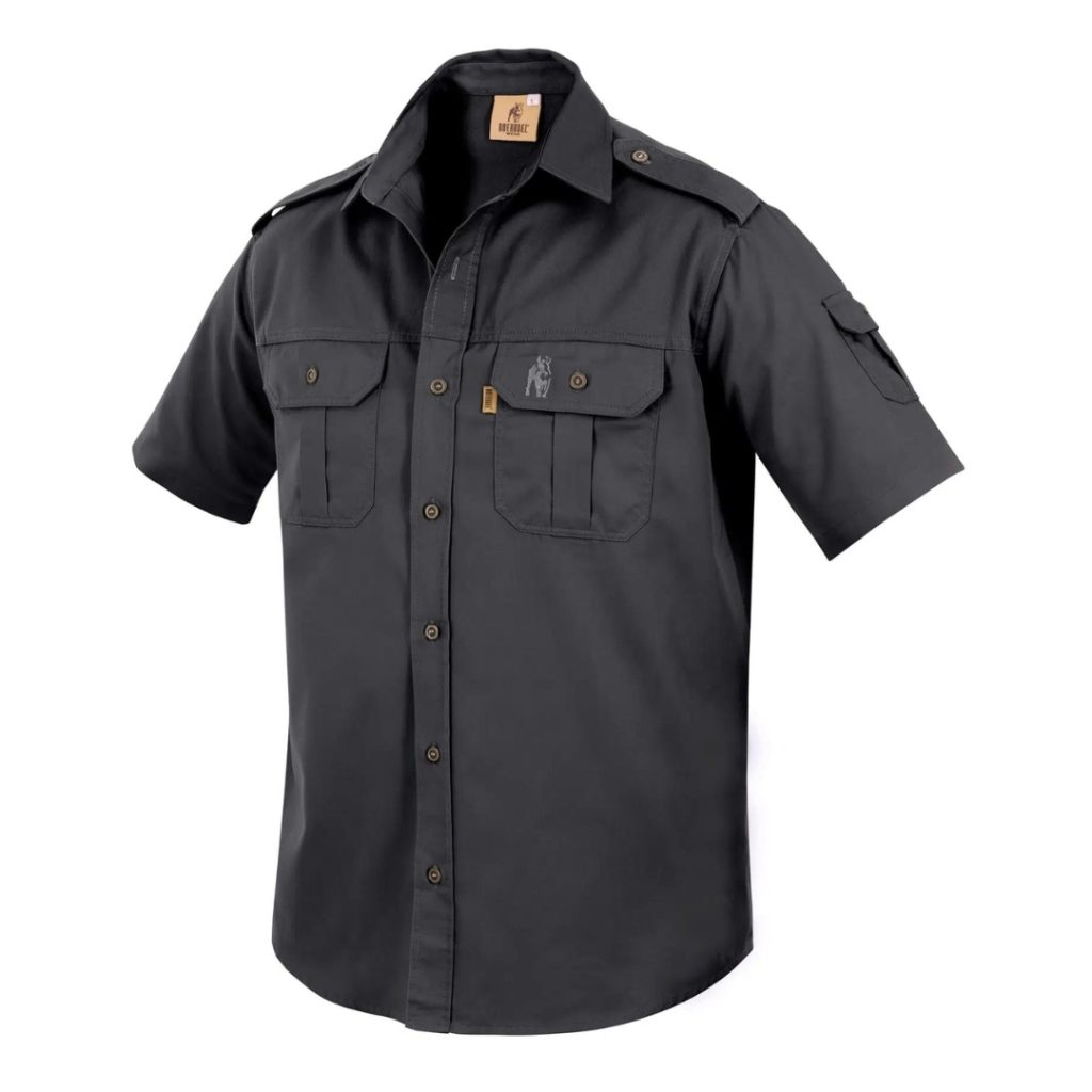 MEN’S KALAHARI SHIRT S/S – CHARCOAL