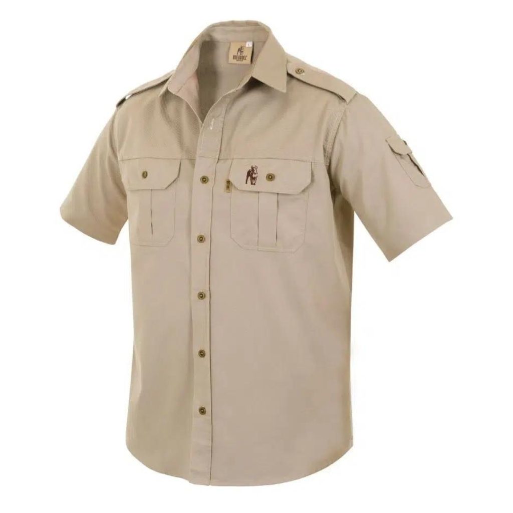 MEN’S KALAHARI SHIRT S/S – STONE
