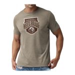 T-SHIRT PRINTED – SAND MELANGE “BRAAF”