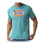PREMIUM COTTON T-SHIRT PRINTED – LIGHT BLUE “BOER”