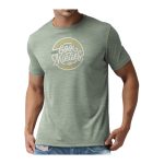 PREMIUM T-SHIRT PRINTED – GREEN MELANGE “MIELIES”