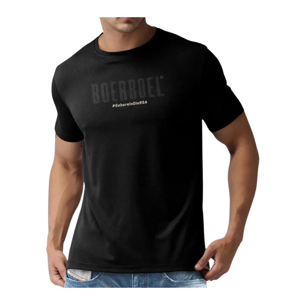 PREMIUM T-SHIRT DOT PRINTED – BLACK “GEBORE”