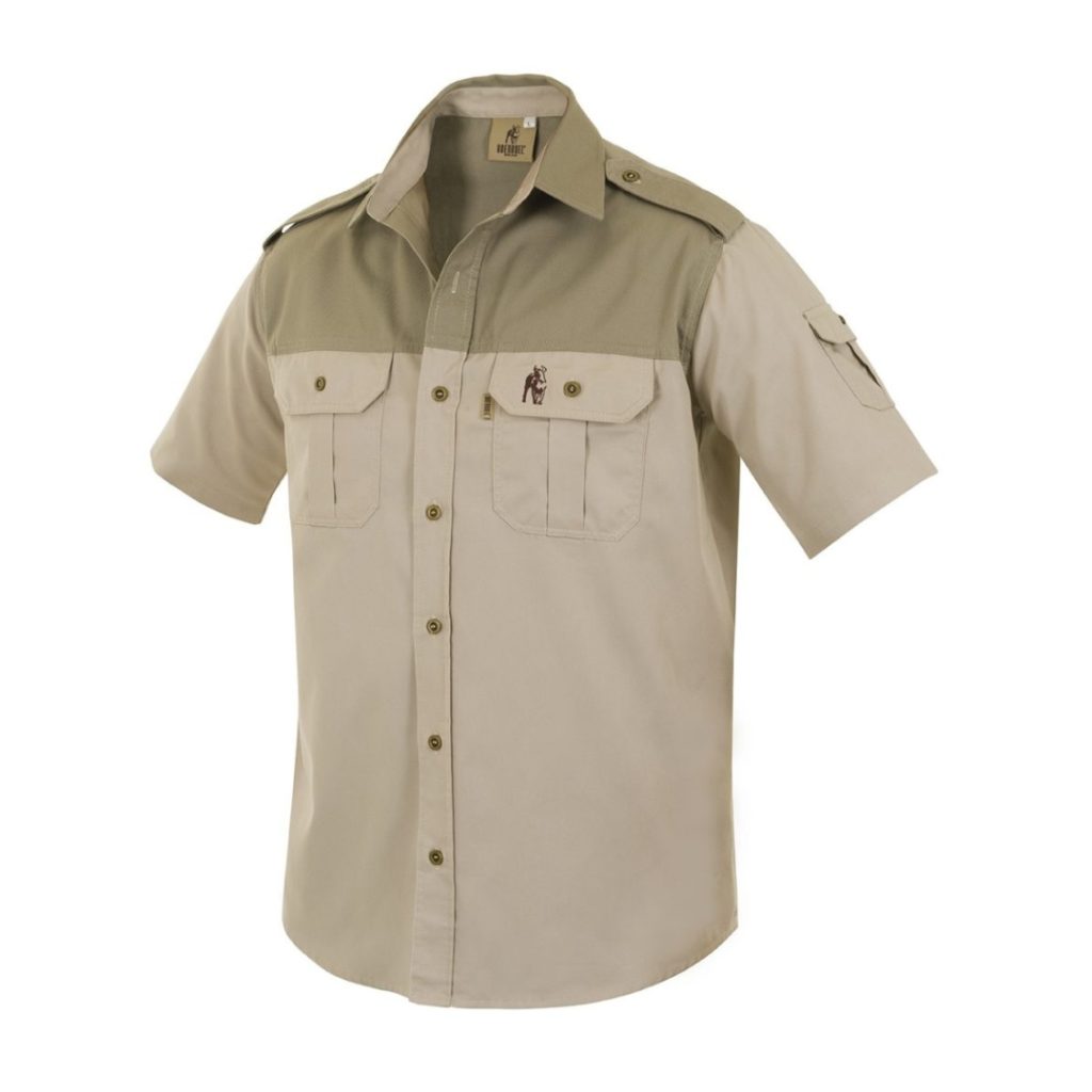 MEN’S KALAHARI SHIRT S/S – STONE & PUTTY