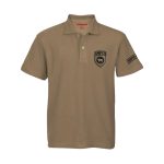 Golfer Shield Logo - Coyote