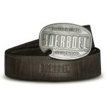 SOLID BRASS BUCKLE BELT – BLACK
