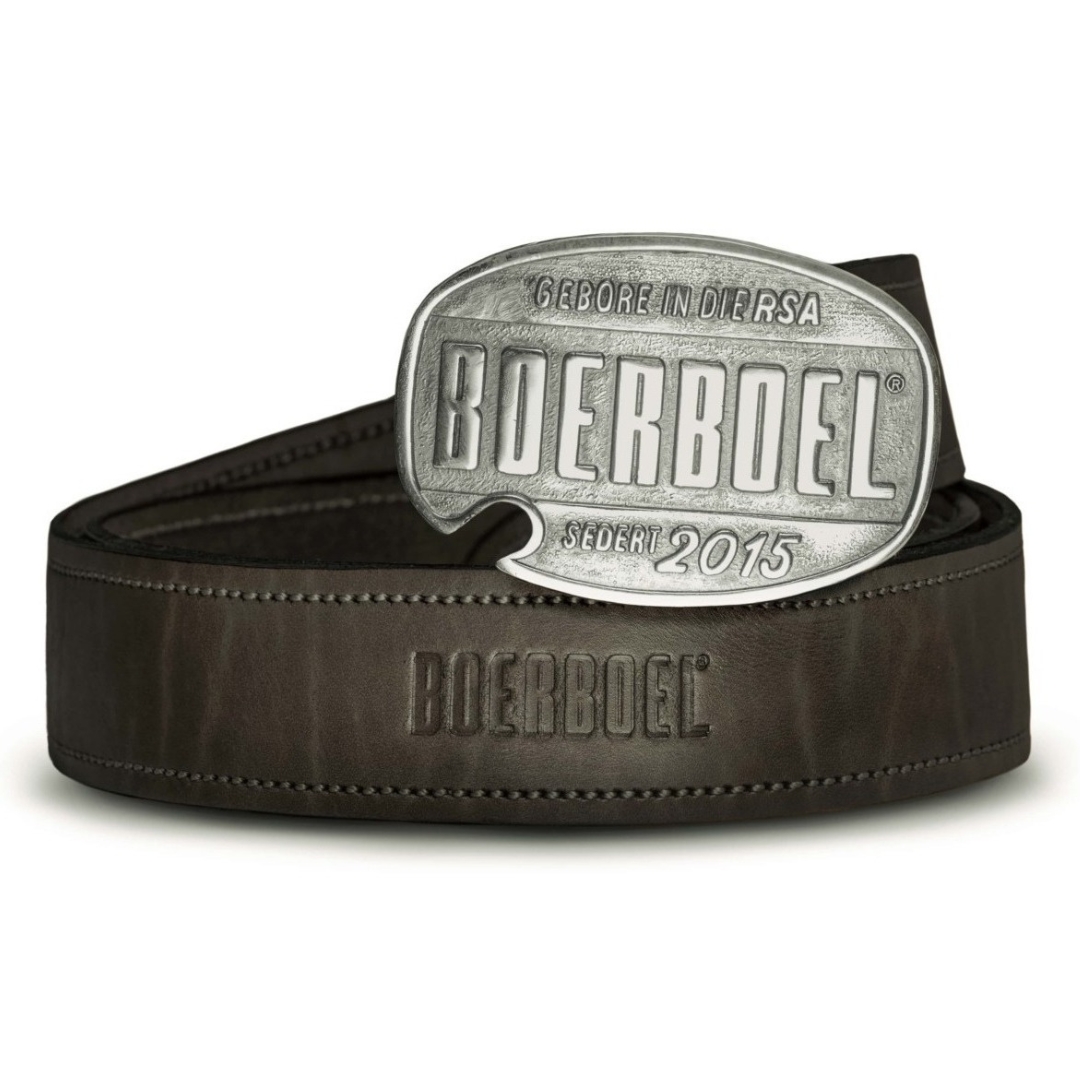 30052 SOLID BRASS BUCKLE BELT – BLACK