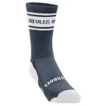 Ladies Long Outdoor Cotton Sock “Wys Jou Vleis” - Blue