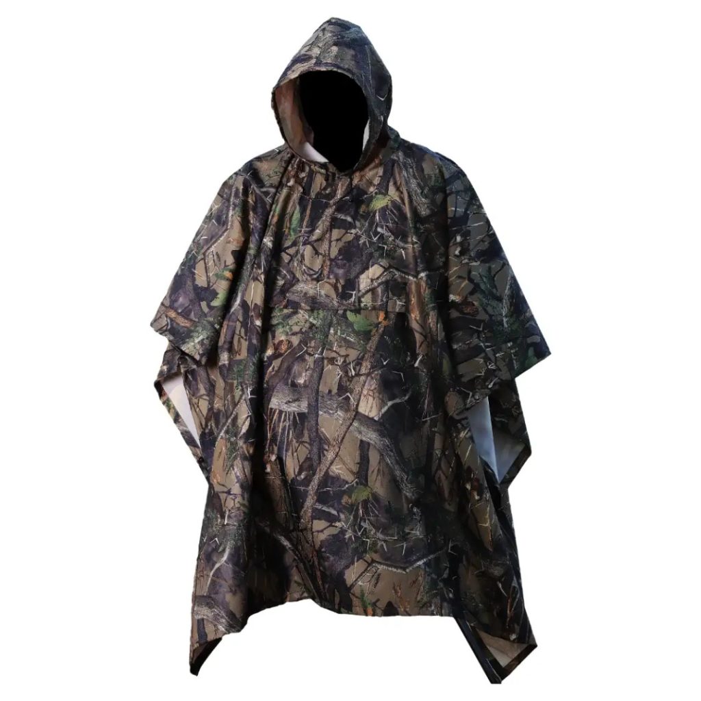 Men’s Camouflage 3D Poncho