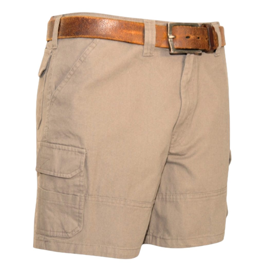 HEAD WEARING FIXED WAIST MOUNTAIN SHORTS - KHAKI