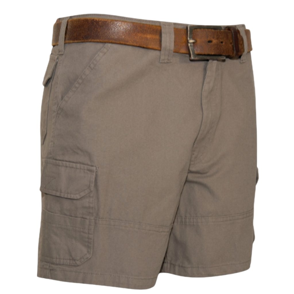 HEAD WEARING FIXED WAIST MOUNTAIN SHORTS - TAUPE