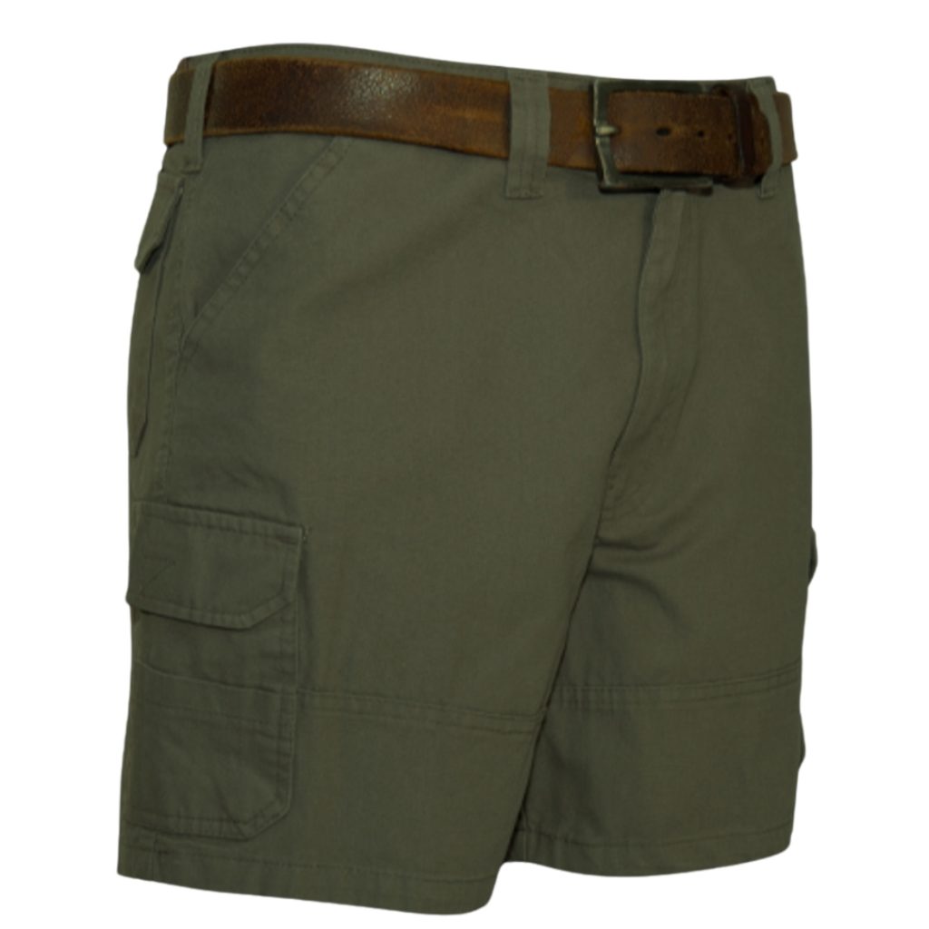 HEAD WEARING FIXED WAIST MOUNTAIN SHORTS - OLIVE