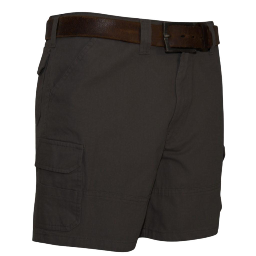 HEAD WEARING FIXED WAIST MOUNTAIN SHORTS - CHARCOAL