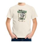 KIDS T-SHIRT PRINTED “KWAGGA” – STONE