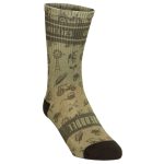 Ladies Ribbed Sock Long – Olive