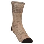 Ladies Ribbed Sock Long – Putty