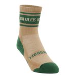 LADIES SHORT OUTDOOR COTTON SOCK - KHAKI & OLIVE “WYS JOU VLEIS”