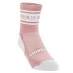 LADIES SHORT OUTDOOR COTTON SOCK - PINK “WYS JOU VLEIS”
