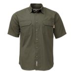 Sterling Plain Short Sleeve Shirt – Olive
