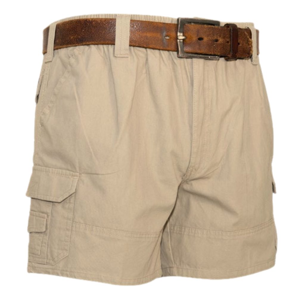 STERLING HARD WEARING PULLON CANVAS MOUNTAIN SHORT - Khaki