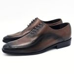 JOHN DRAKE APRON LACE UP SHOE - DARK BROWN