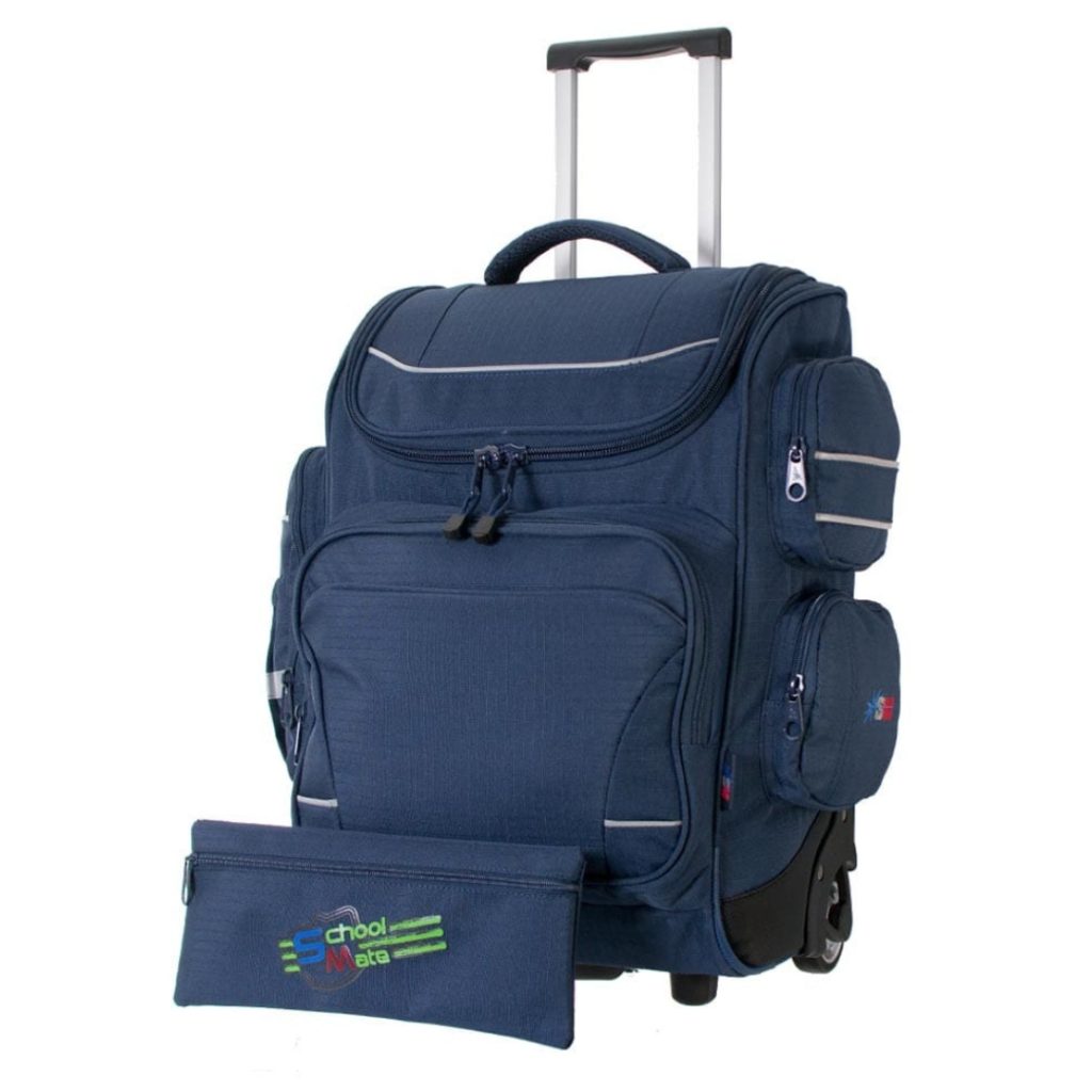 School Mate Plain Trolly B/Pack