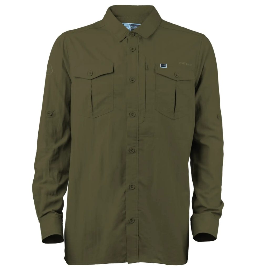 Watamu Jambo Jambo L/S Shirt - Olive