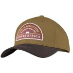 SNIPER AFRICA HUNTING OUTFITTERS CAP - BROWN / CHOCOLATE