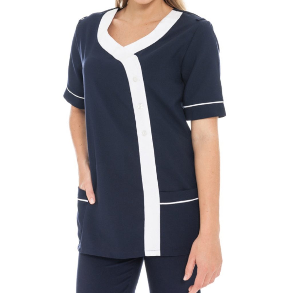 Nurses R/Neck Blouse N190