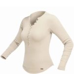 BOERBOEL WEAR LADIES L/S WAYFARE TOP - STONE