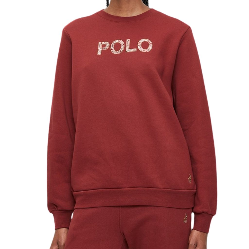 Polo Wmn Amelia Ls Emb Sweat Top