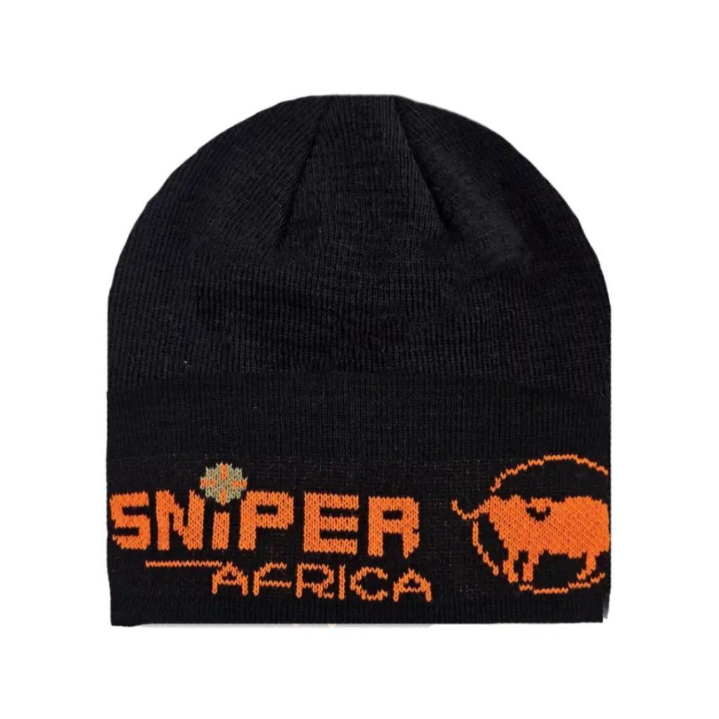 SNIPER AFRICA KIDS BARK BREAK BEANIE - BLACK / ORANGE