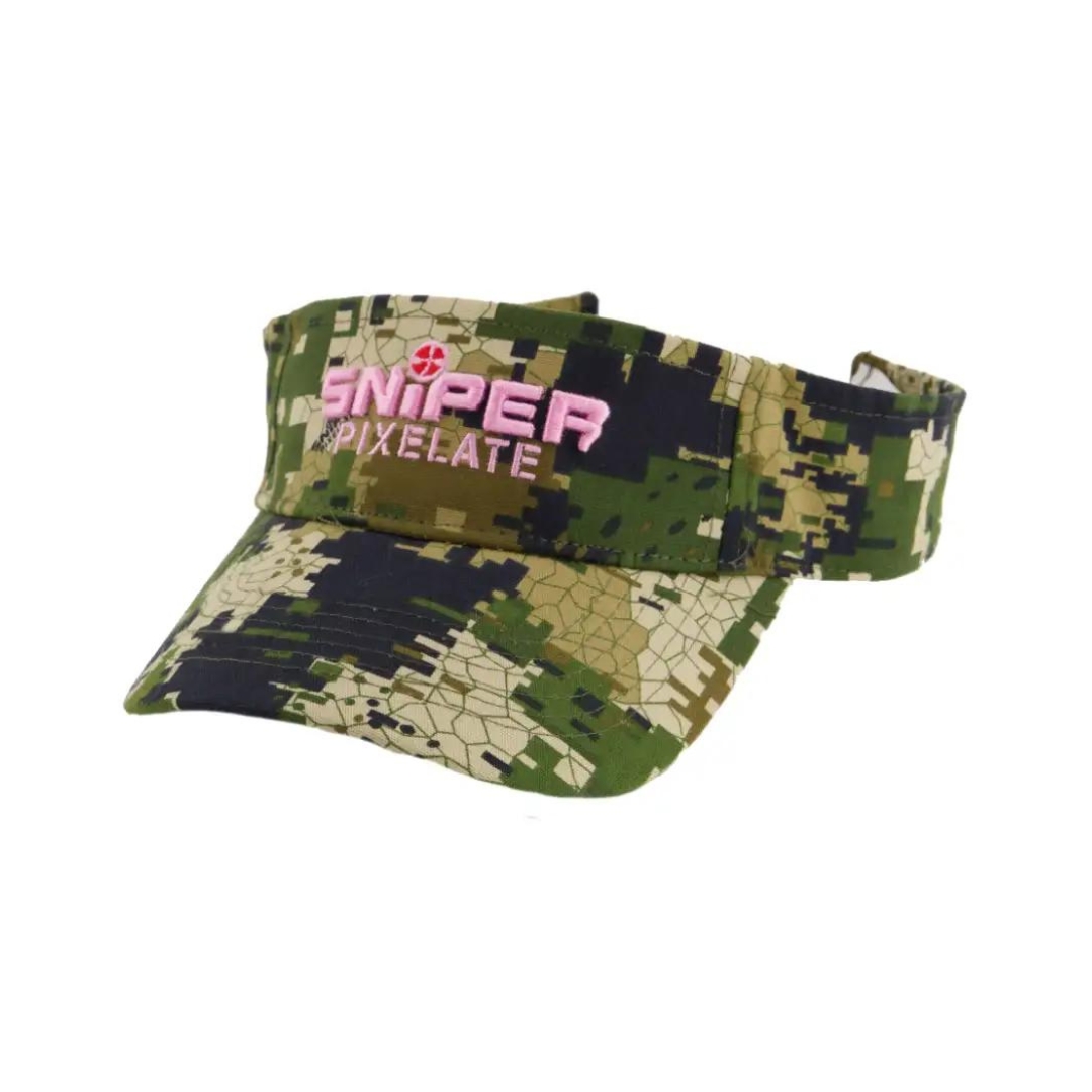 30027 SNIPER AFRICA LADIES CAP PINK VISOR - PIXELATE