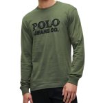 Polo Mens Pjc Ls Logo Tee