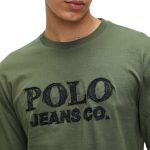 Polo Mens Pjc Ls Logo Tee
