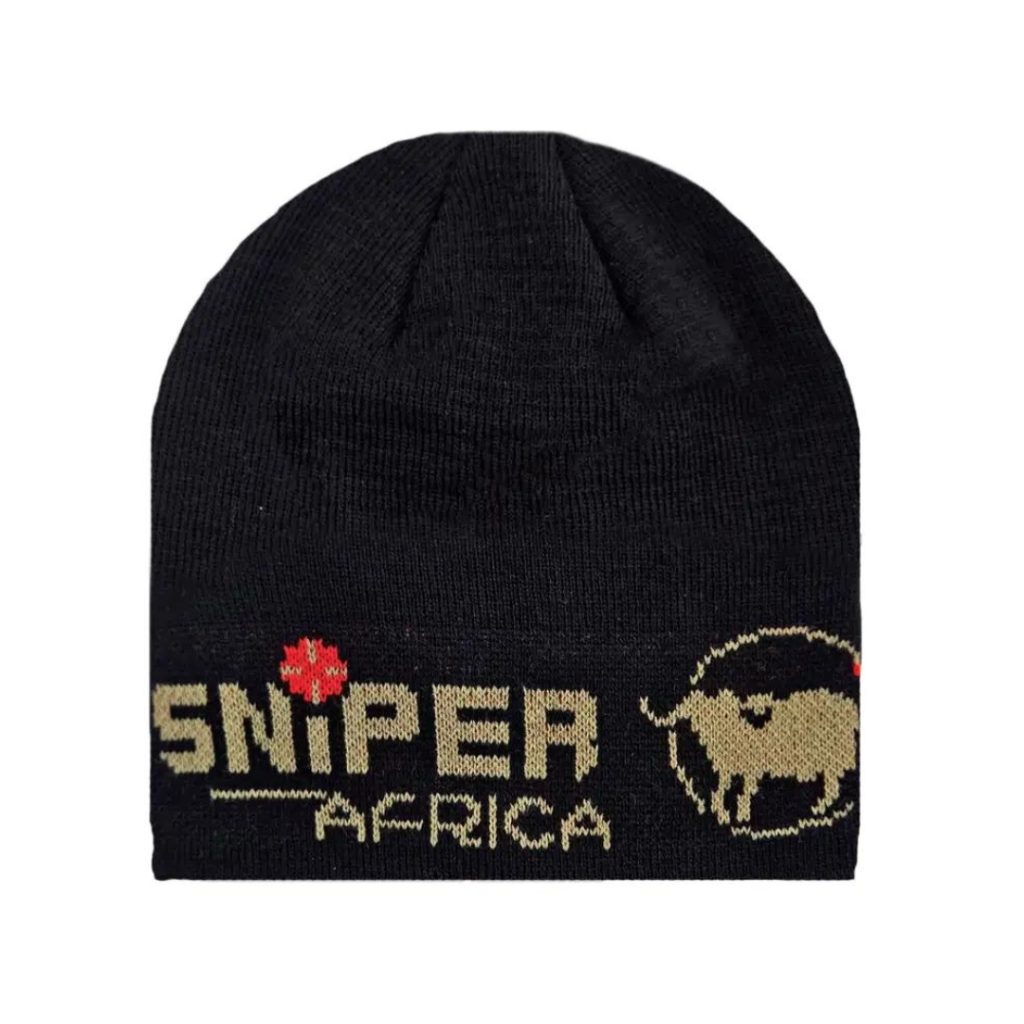 SNIPER AFRICA KIDS BARK BREAK BEANIE - BLACK / KHAKI