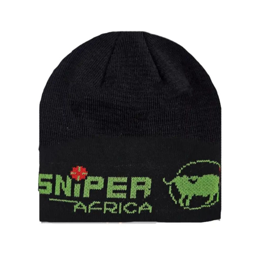 SNIPER AFRICA KIDS BARK BREAK BEANIE - BLACK / GREEN