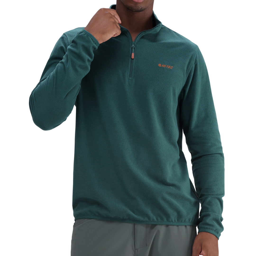 41269 Hi-Tec Tech 1/4 Zip L/S Top