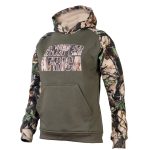 SNIPER AFRICA JAKKALS LADIES HOODY - 3D/OLIVE