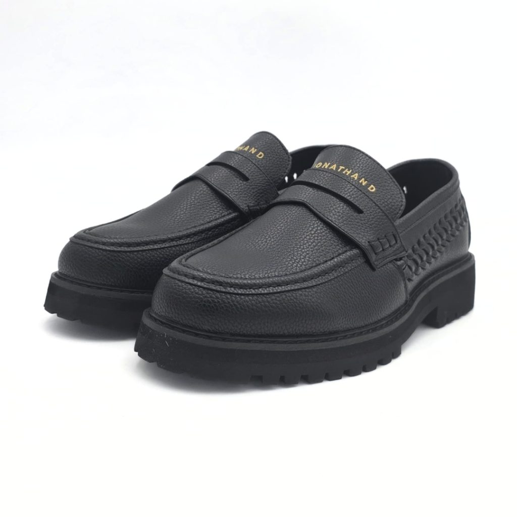 Jonathan D Mens Penny Moc Side Weave