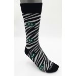 REPUBLK SOKKIE SOKKIES ZEBRA - BLACK