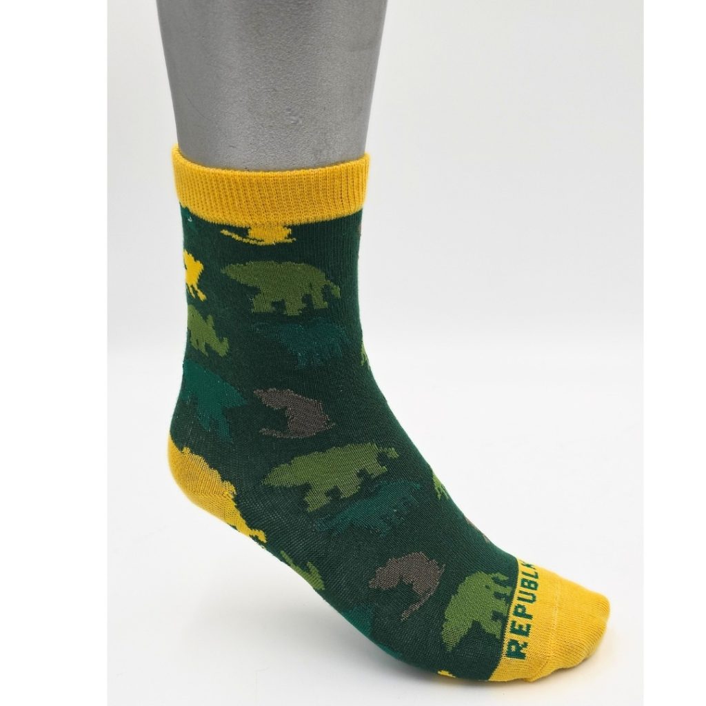 REPUBLK SOKKIE SOKKIES BIG 5 (KIDS) - GREEN