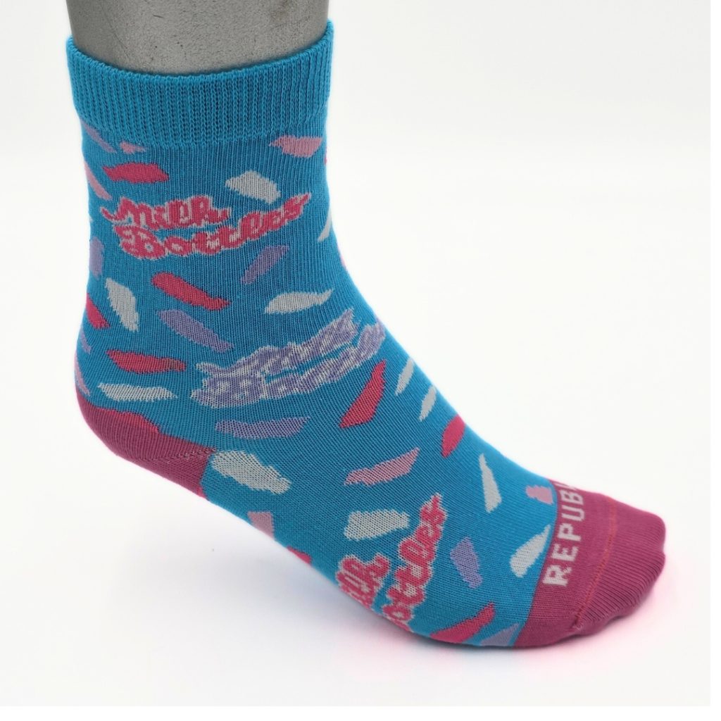 SOKKIE SOKKIES MILK BOTTLES(KIDS) - BLUE