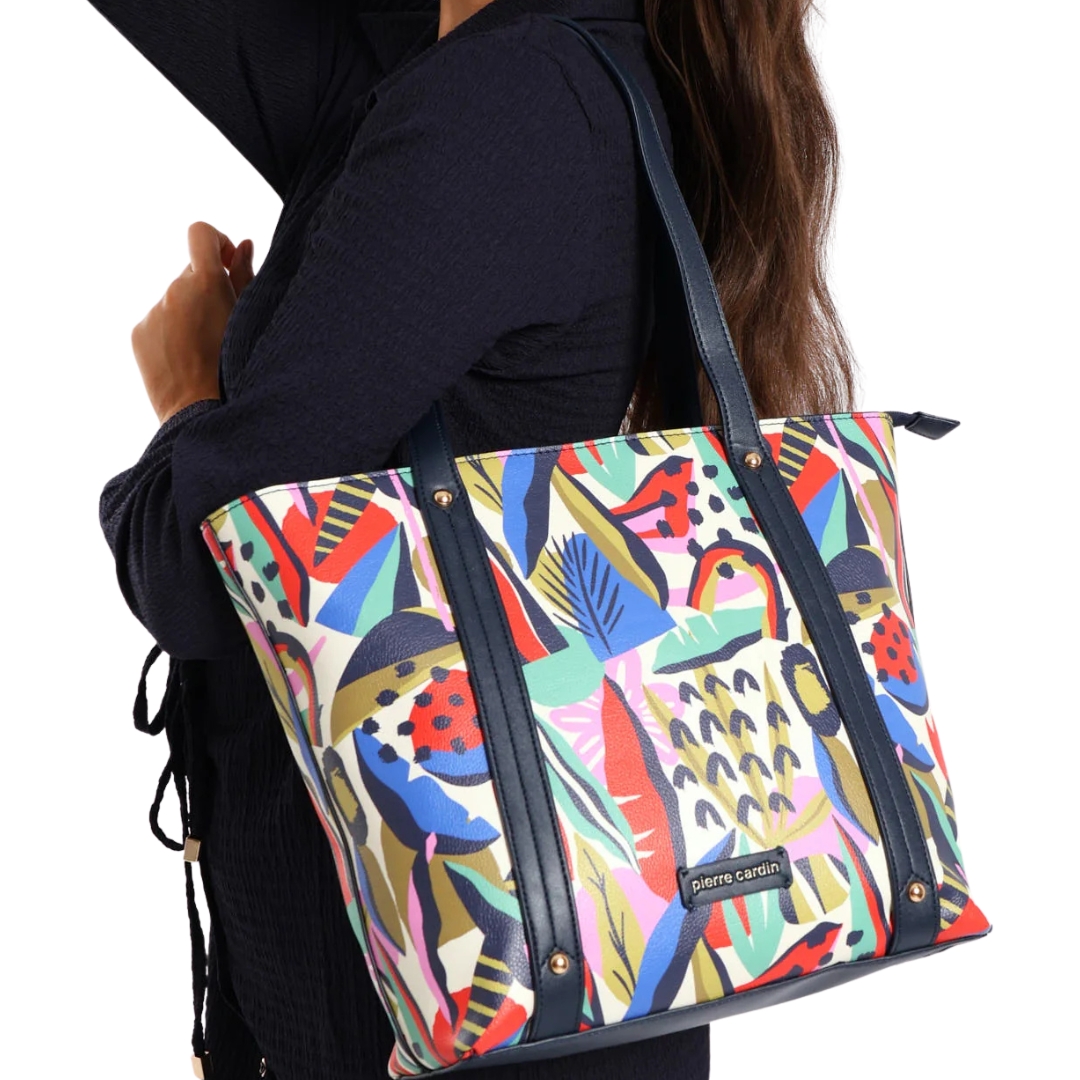 41421 Pierre Cardin Zahara Printed Tote