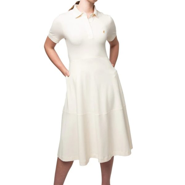 Polo Wmn Emily Ss Fit & Flare Golfer Dress